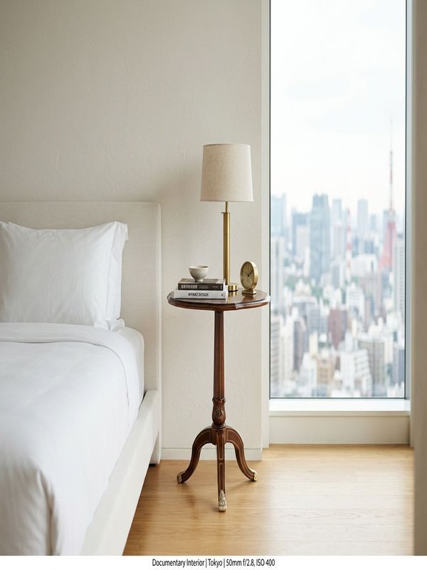 モダン・ラグジュアリー 寝室インテリア アクセント