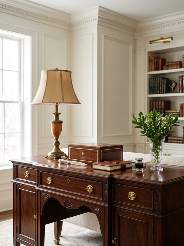 書斎インテリア ディスプレイ例