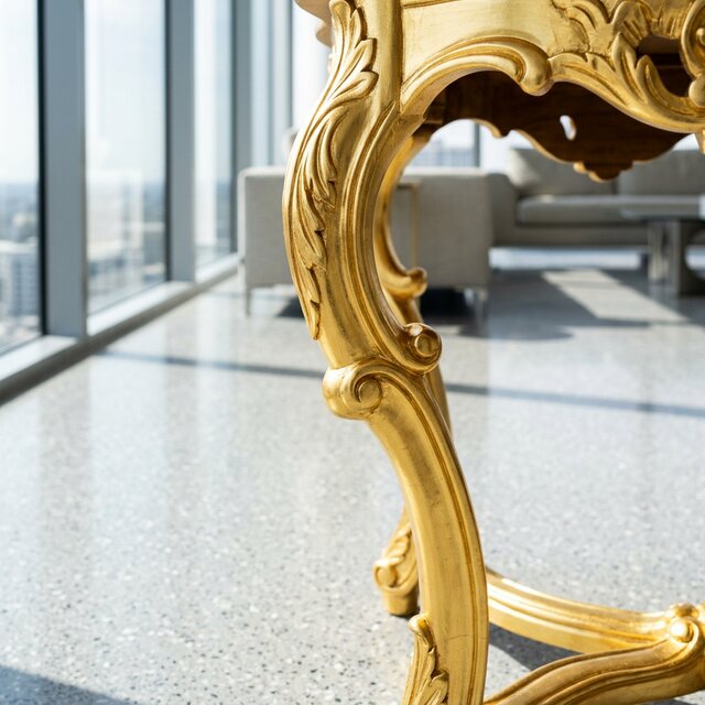 金箔仕上げ 高級インテリア時計